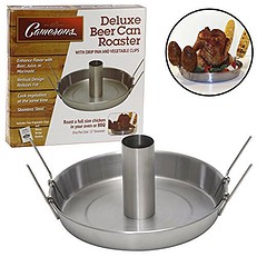 Deluxe BBQ Beer Can Chicken Roaster