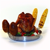 Deluxe BBQ Beer Can Chicken Roaster