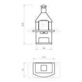 Mussalla Masonry BBQ with Rotisserie