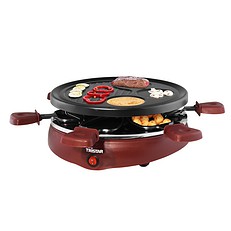 Compact Gourmet Raclette Grill for up to 6 people