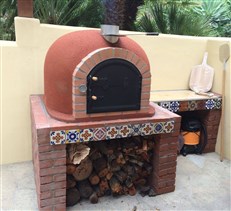 Outdoor Wood Fired Pizza Oven Mediterrani Royal